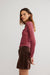 Free People - Jae Knit LS Top - Crushed Berry - Side
