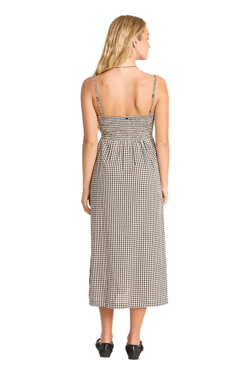 billabong-beach-check-midi-dress-white-black-back