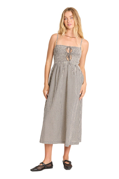 billabong-beach-check-midi-dress-white-black-front