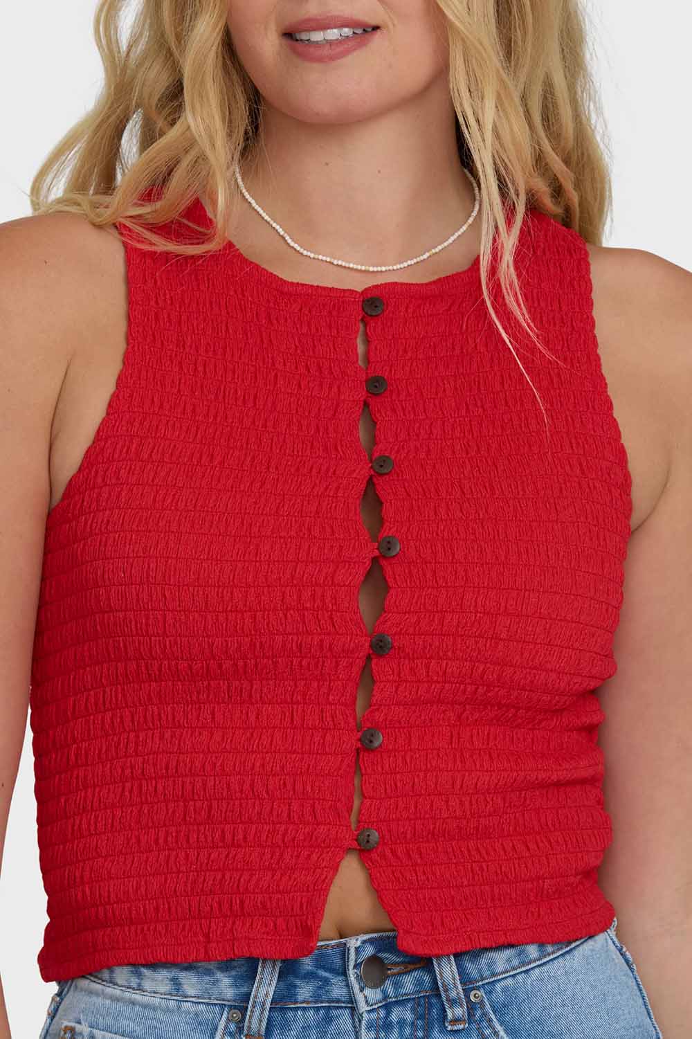 billabong-kelsey-tank-fiesta-red-detail