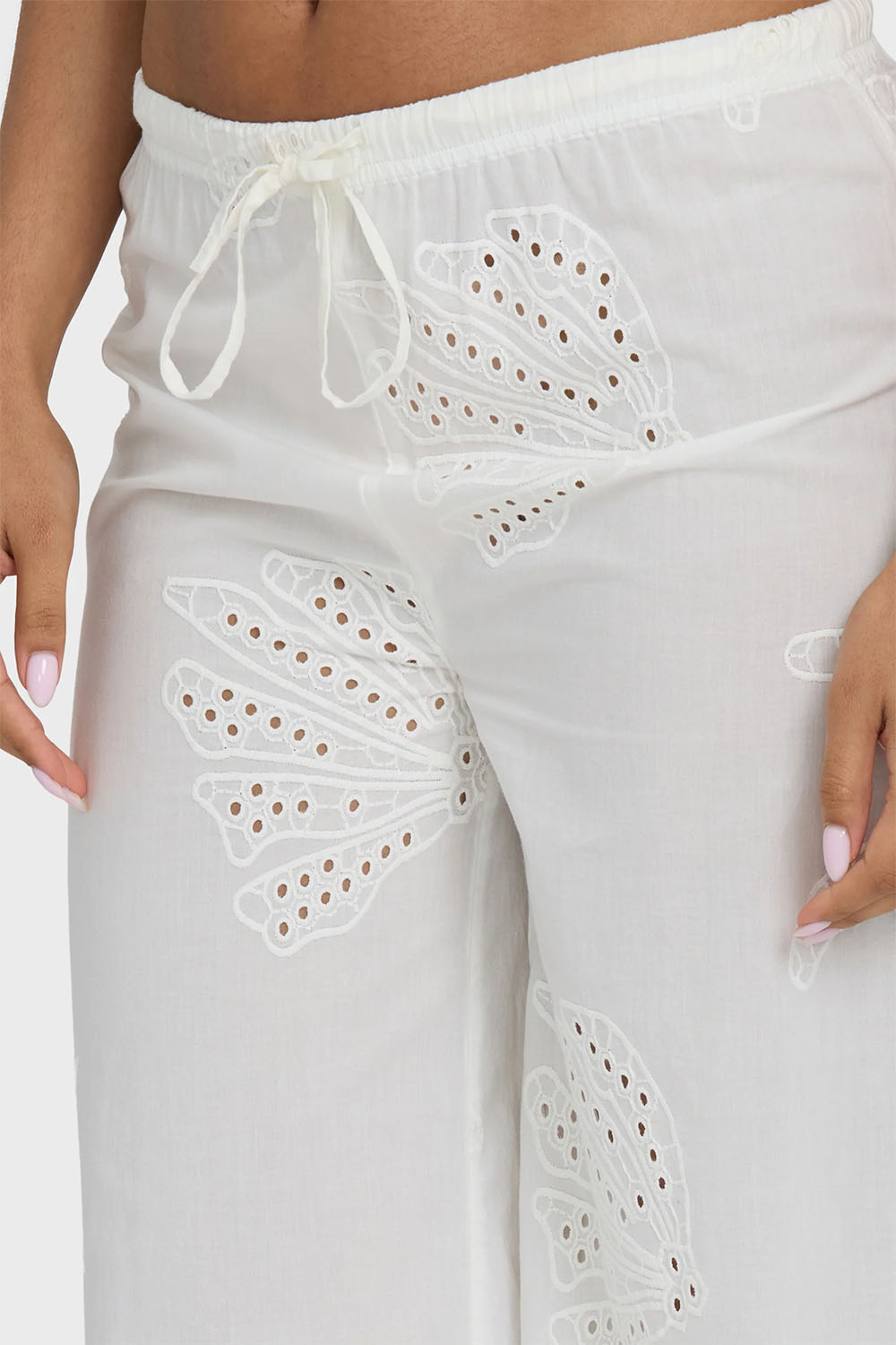 billabong beach livin pant salt crystal detail