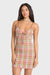 billabong call me mini dress party pink front