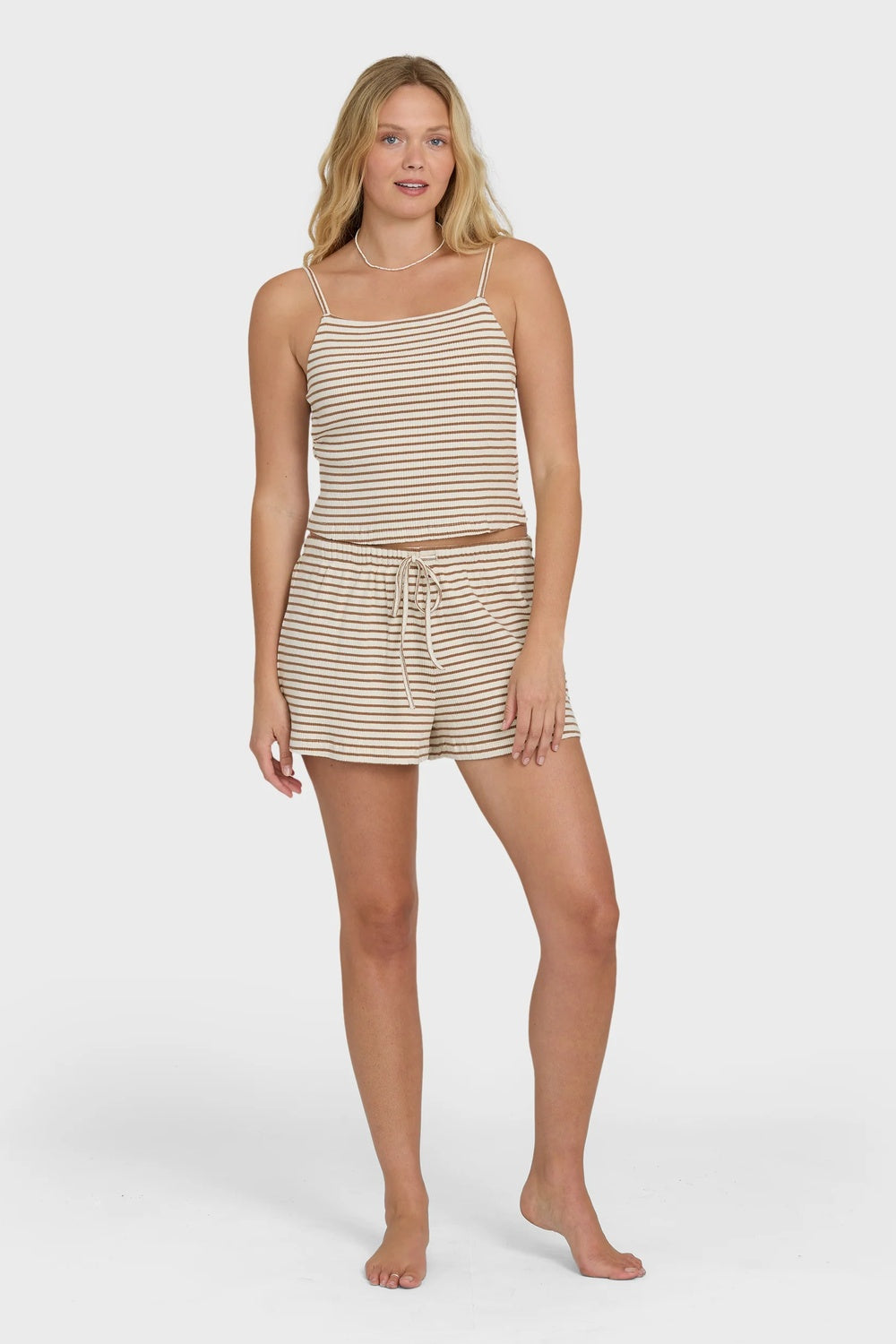 billabong easy livin cami brown stone