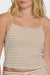 billabong easy livin cami brown stone detail