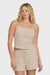 billabong easy livin cami brown stone front