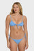 billabong mini wave check cara true blue front