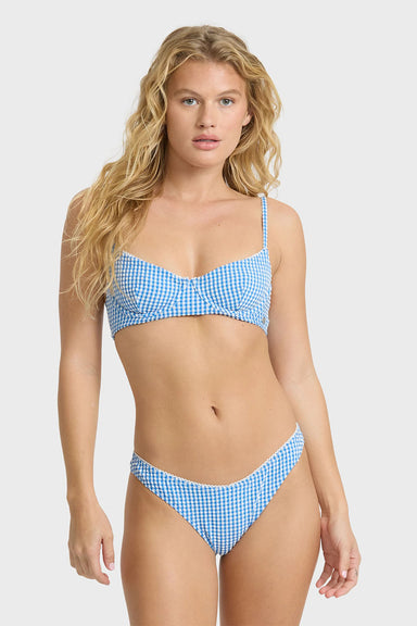 billabong mini wave check maui true blue front