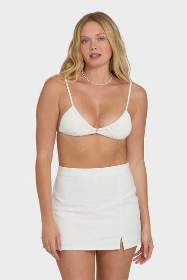 billabong wave washed mini skirt salt crystal front