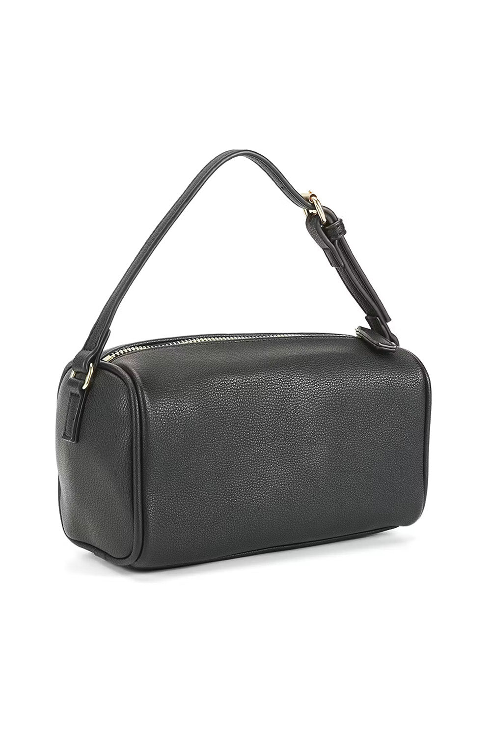 Billini Donna Handle Bag in Black Pebble — Angled view