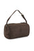 Billini Donna Handle Bag in Dark Cacao Suede — Angled view