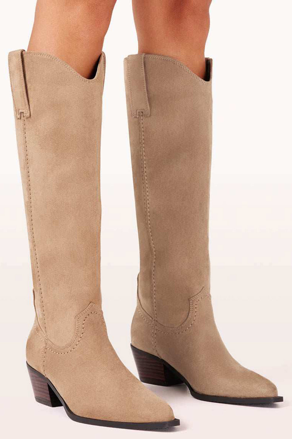Billini Meredith in Honey Suede — Model view