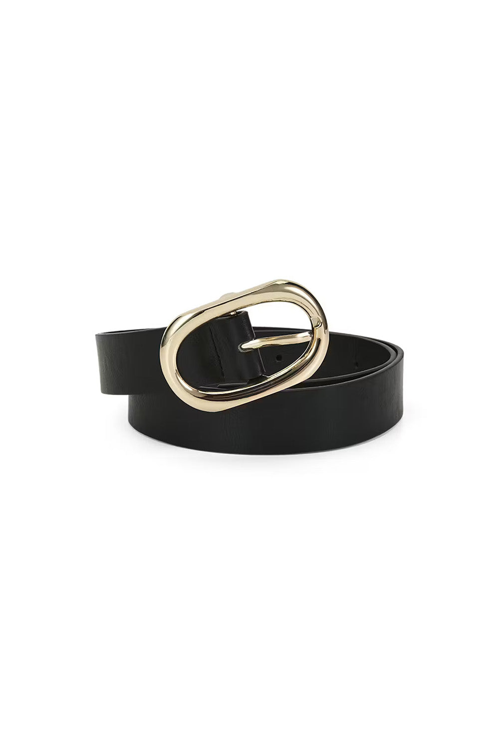 billini thomas belt in black gold