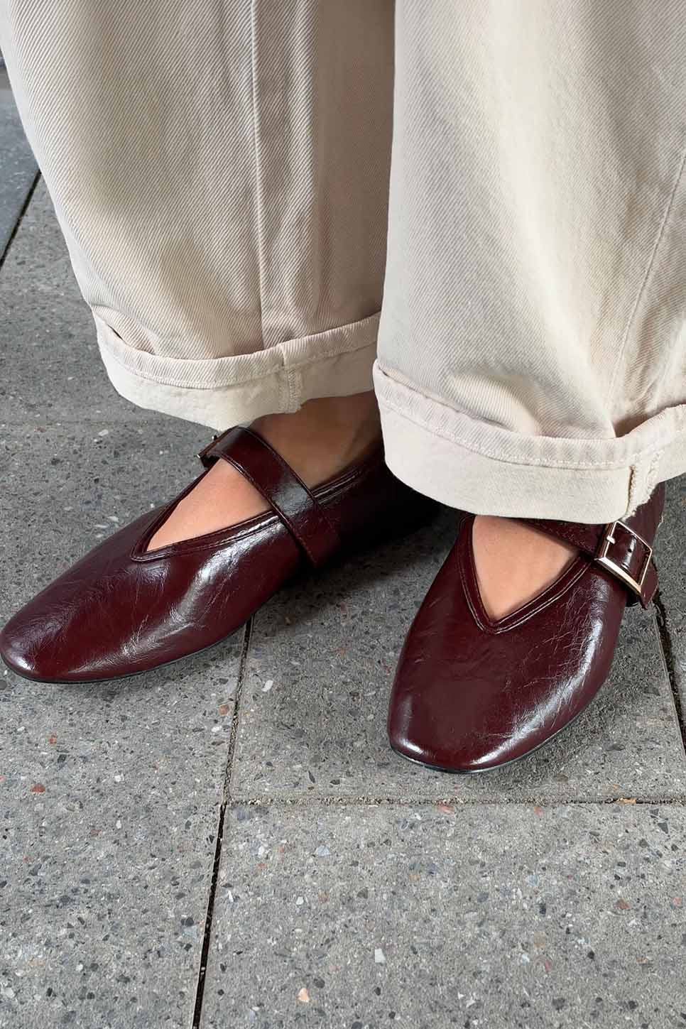 Billini Wednesday in Bordeaux Shine — Lifestyle view