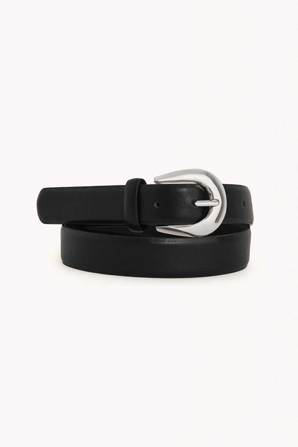 billini daisy belt black silver