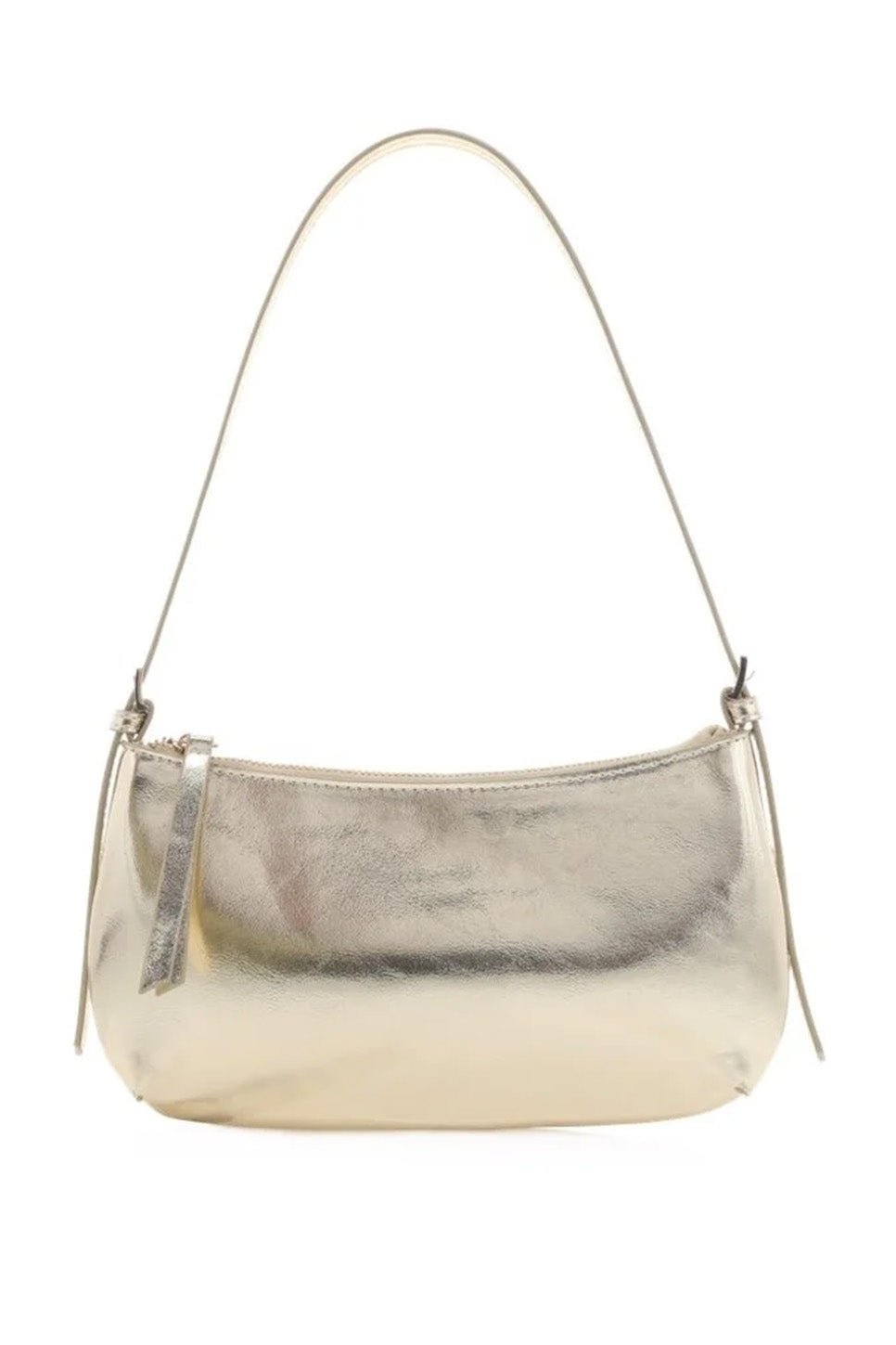 billini elizabeth shoulder bag gold metallic front