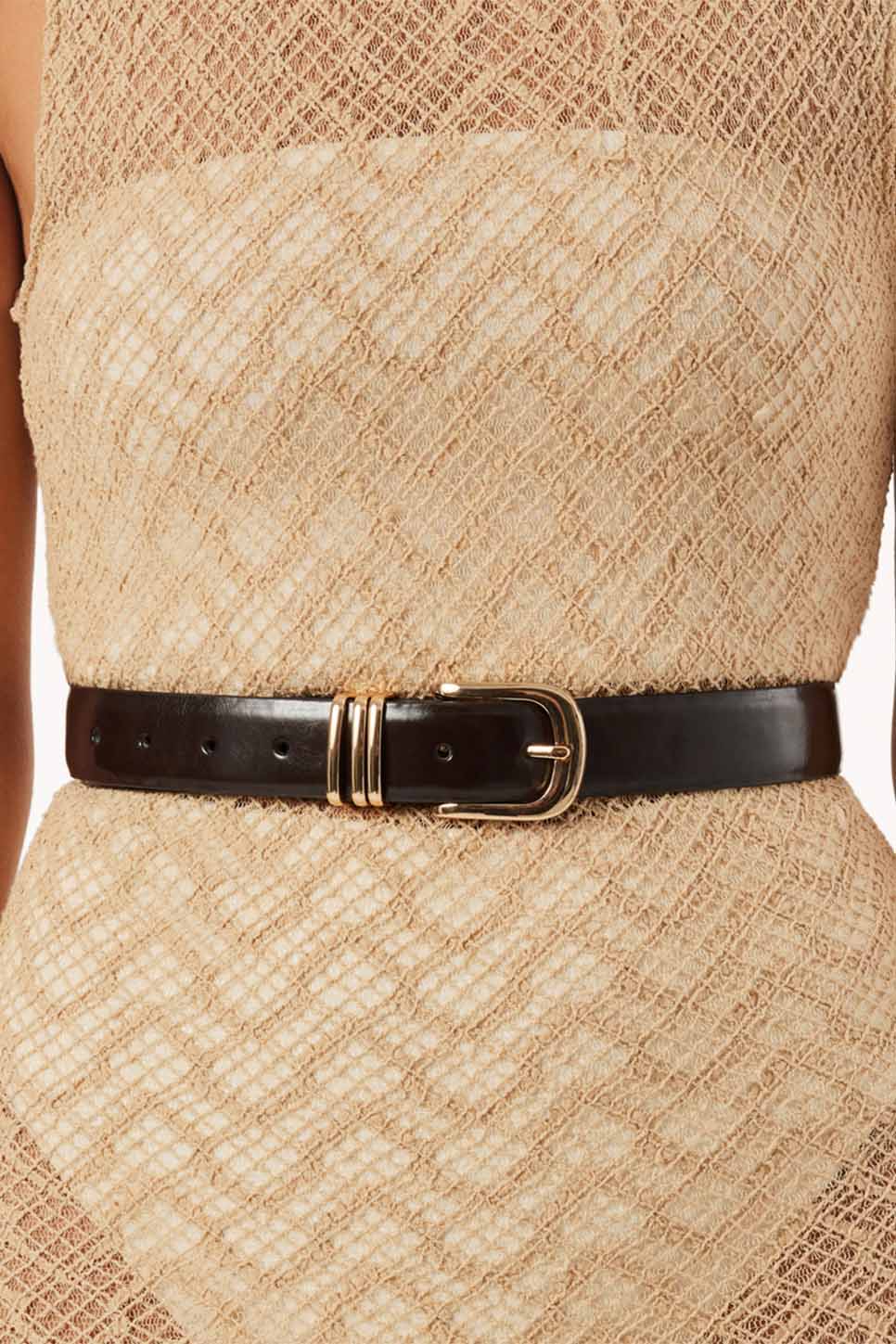 billini geneva belt chocolate gold model