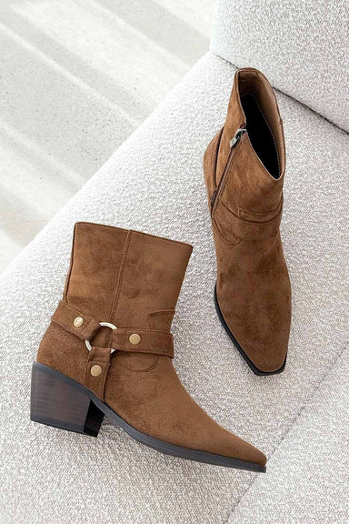 billini lakota cocoa suede