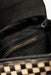 Able - Elsa Basketweave Backpack - Black/Tan - Inside