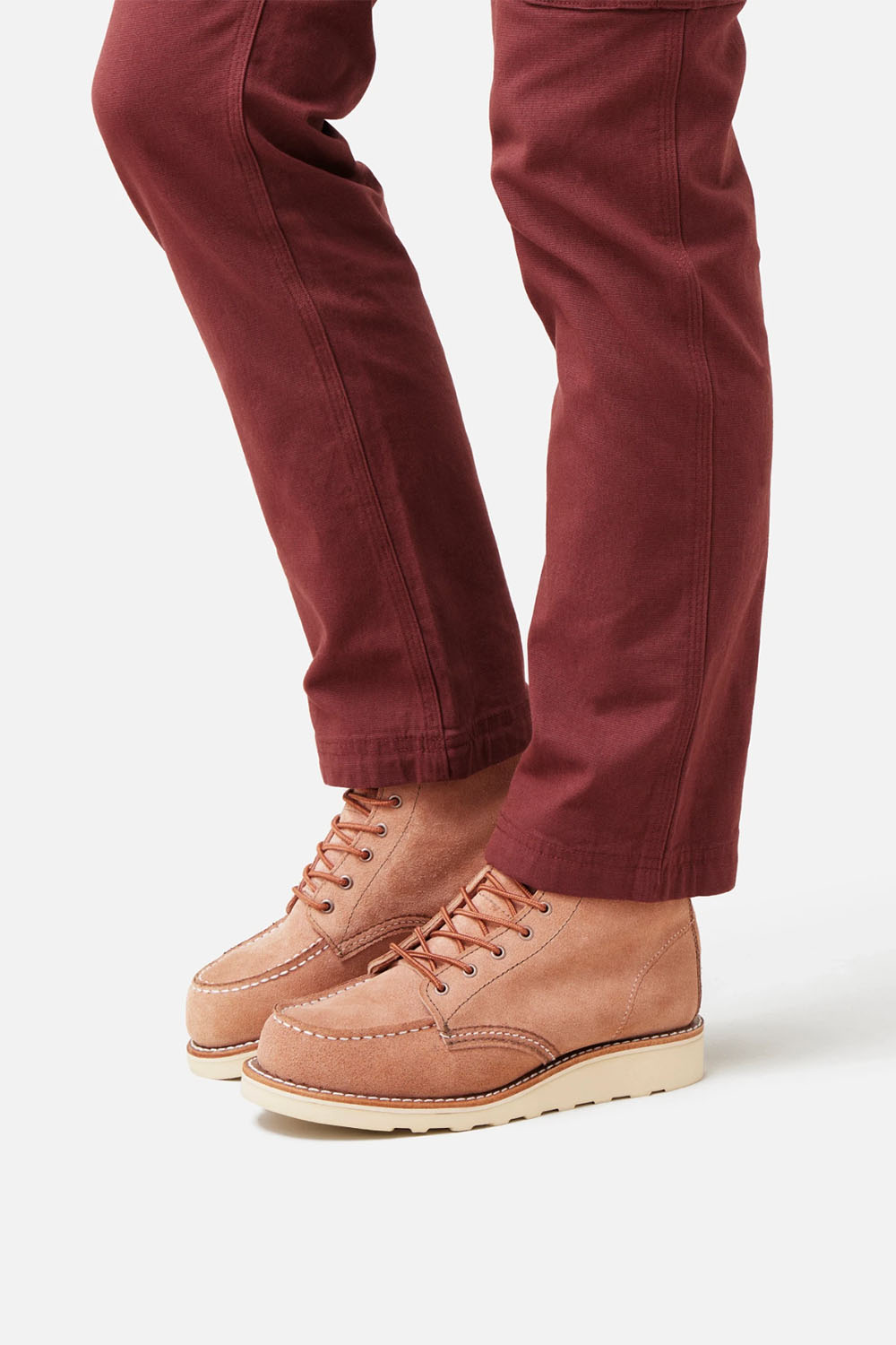 Red Wing - 6 Inch Moc Toe - Dusty Rose Abilene - Model