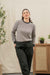 bridge and burn ansel sweater charcoal stripe profile