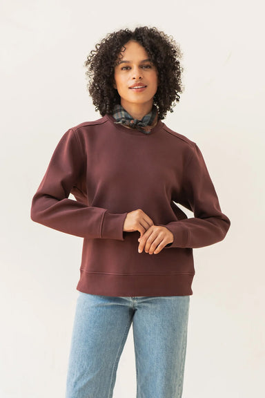 Bridge & Burn - Bailey Crew Sweatshirt - Burgundy
