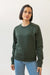 Bridge & Burn - Bailey Crew Sweatshirt - Forest Night - Front