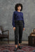 Bridge & Burn - Cline Sweater - Navy/Dotted Path