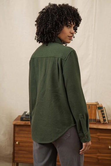 Bridge & Burn - Dawson Overshirt - Dark Sage - Back