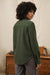 Bridge & Burn - Dawson Overshirt - Dark Sage - Back