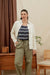 bridge and burn dawson overshirt ivory twill model