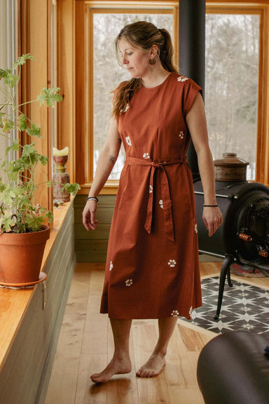 bridge and burn eloise dress redstone bloom