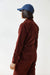 Bridge & Burn - Faye Jumpsuit - Dark Red Pinwhale - Back