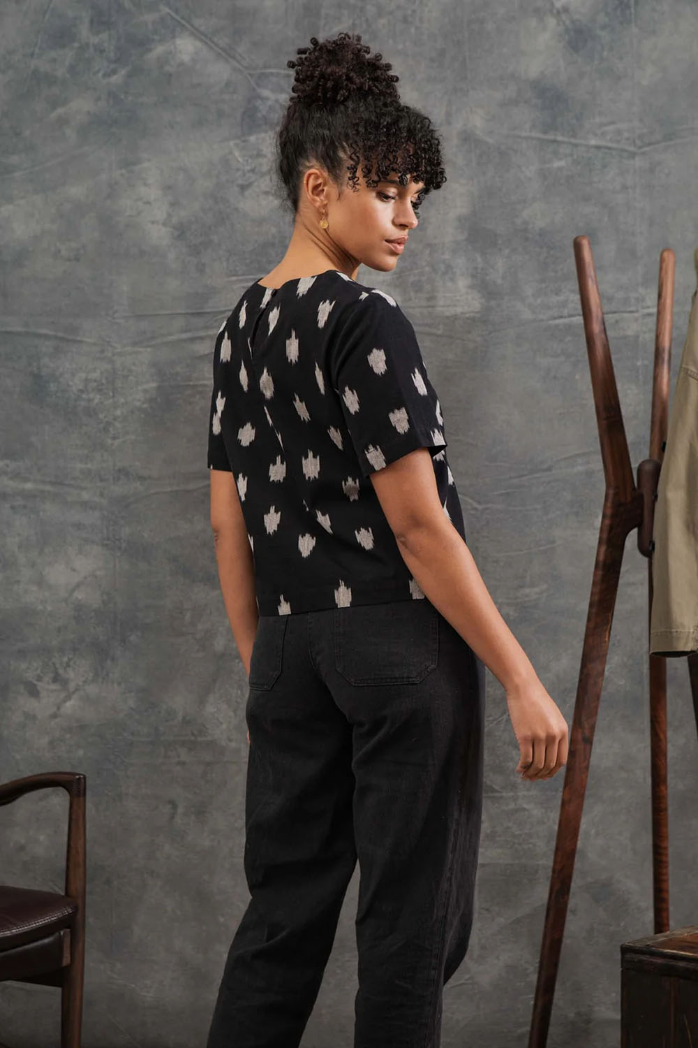 Bridge & Burn - Leona Shirt - Eclipse Ikat - Back