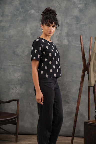 Bridge & Burn - Leona Shirt - Eclipse Ikat - Side