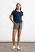 bridge and burn luca track short olive pinstripe front