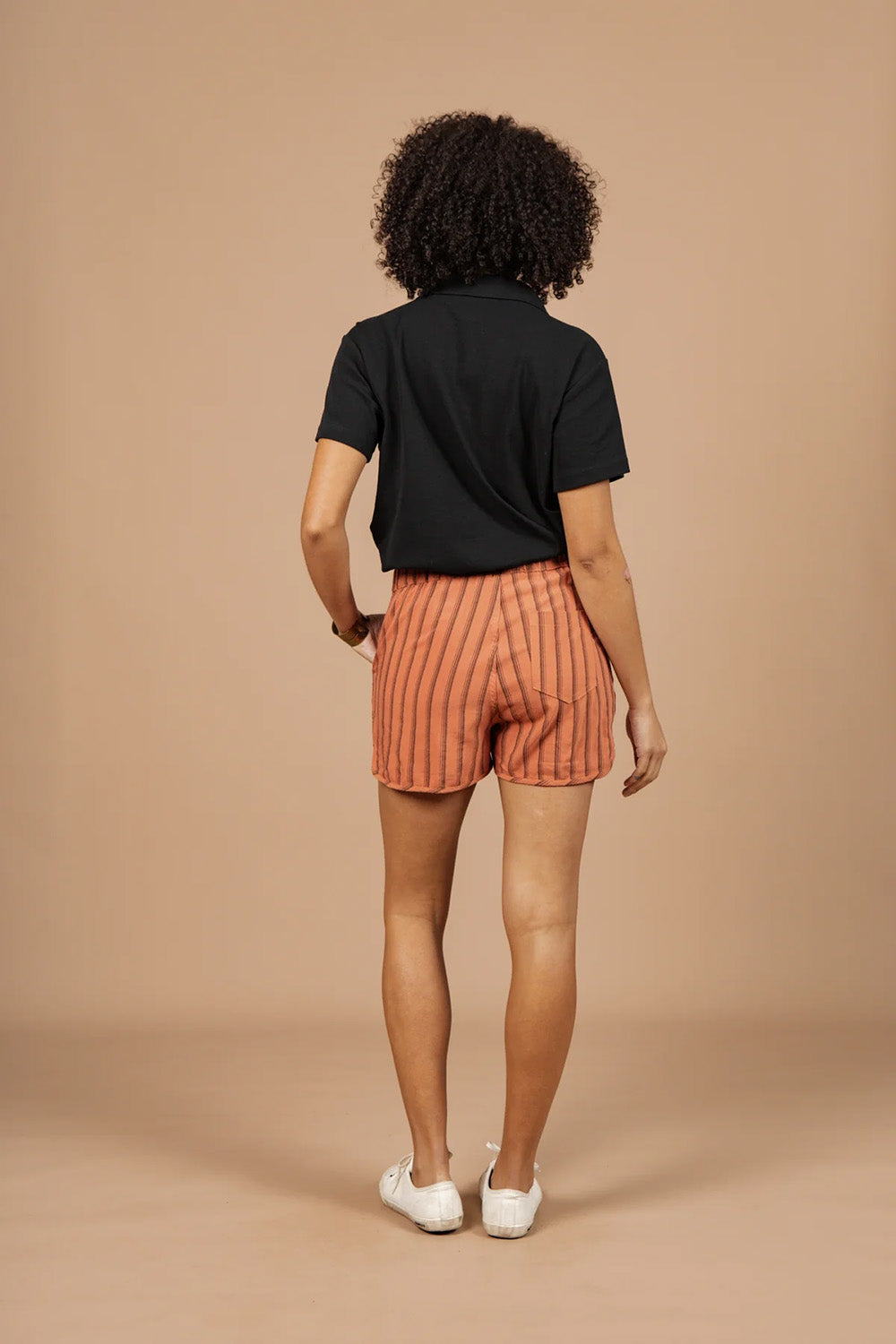 bridge and burn luca track short rust stripe back