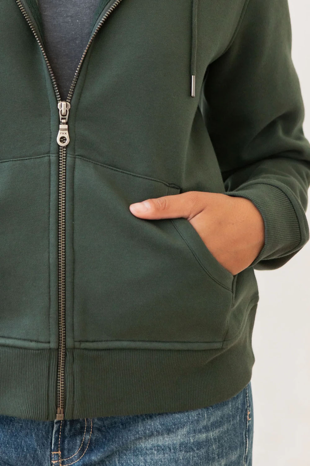 Bridge & Burn - Mason Hoodie - Forest Night - Pocket