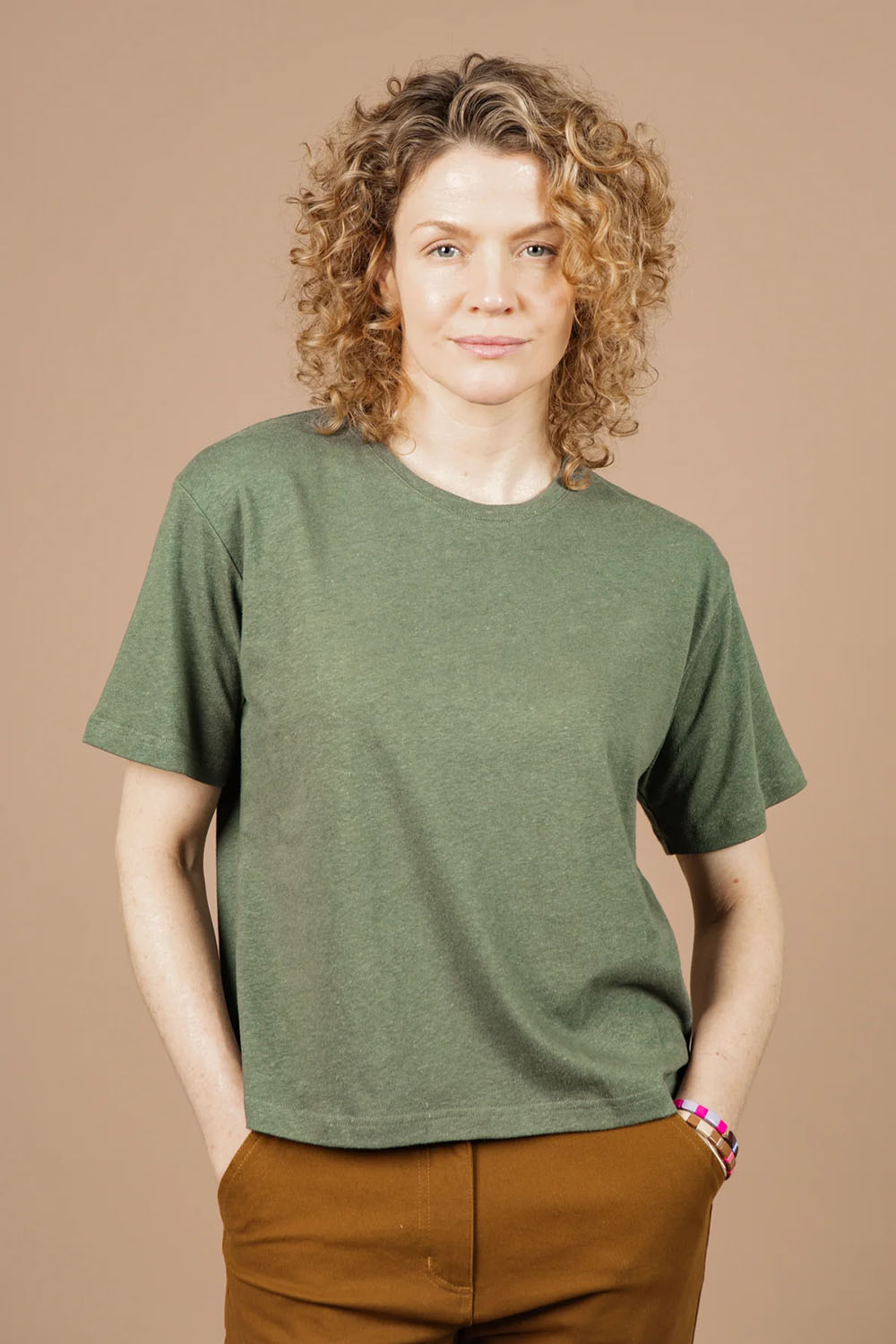 Bridge & Burn - Organic Hemp Boxy Tee - Cypress
