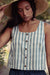 bridge and burn sadie tank beach stripe detail