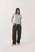 brixton carefree perfect tee in sea grass front view