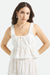 brixton abigail tie top off white floral