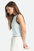 brixton carefree cropped tank blue aura side