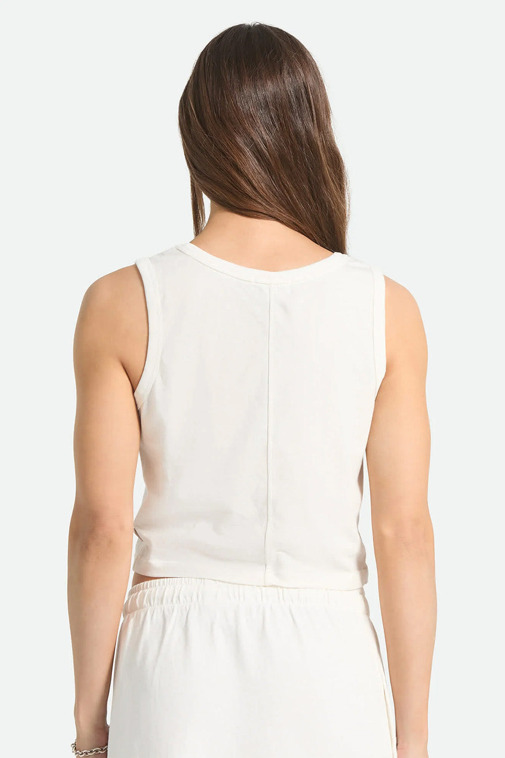 brixton carefree cropped tank off white back