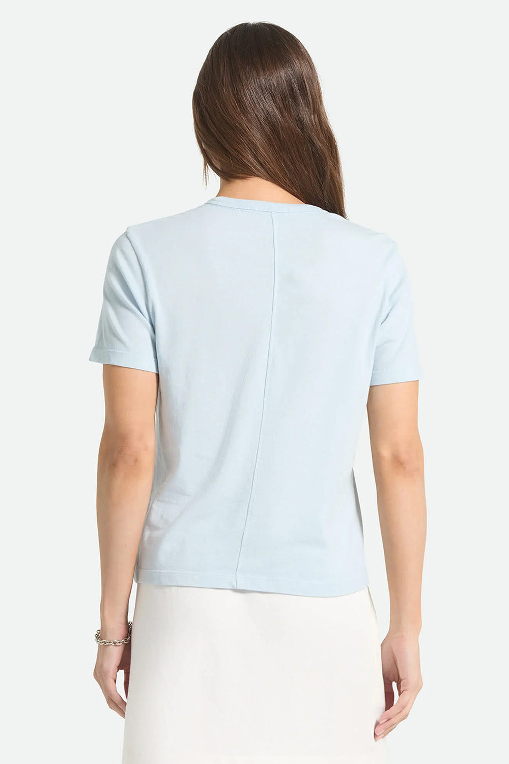 brixton carefree perfect tee blue aura back