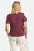 Brixton - Carefree Perfect Tee - Port - Back