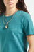 brixton carefree perfect tee washed mediterranean teal detail