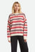 Brixton - Cozy Crew Sweater - Multi Stripe - Front