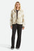 brixton delilah sherpa jacket white natural finish line check