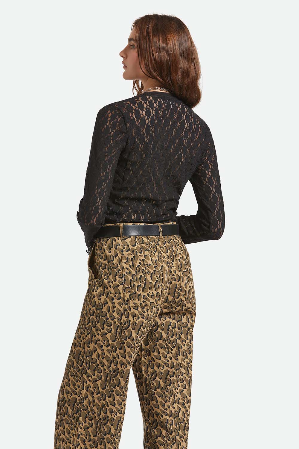 brixton dolly slim ls knit black back