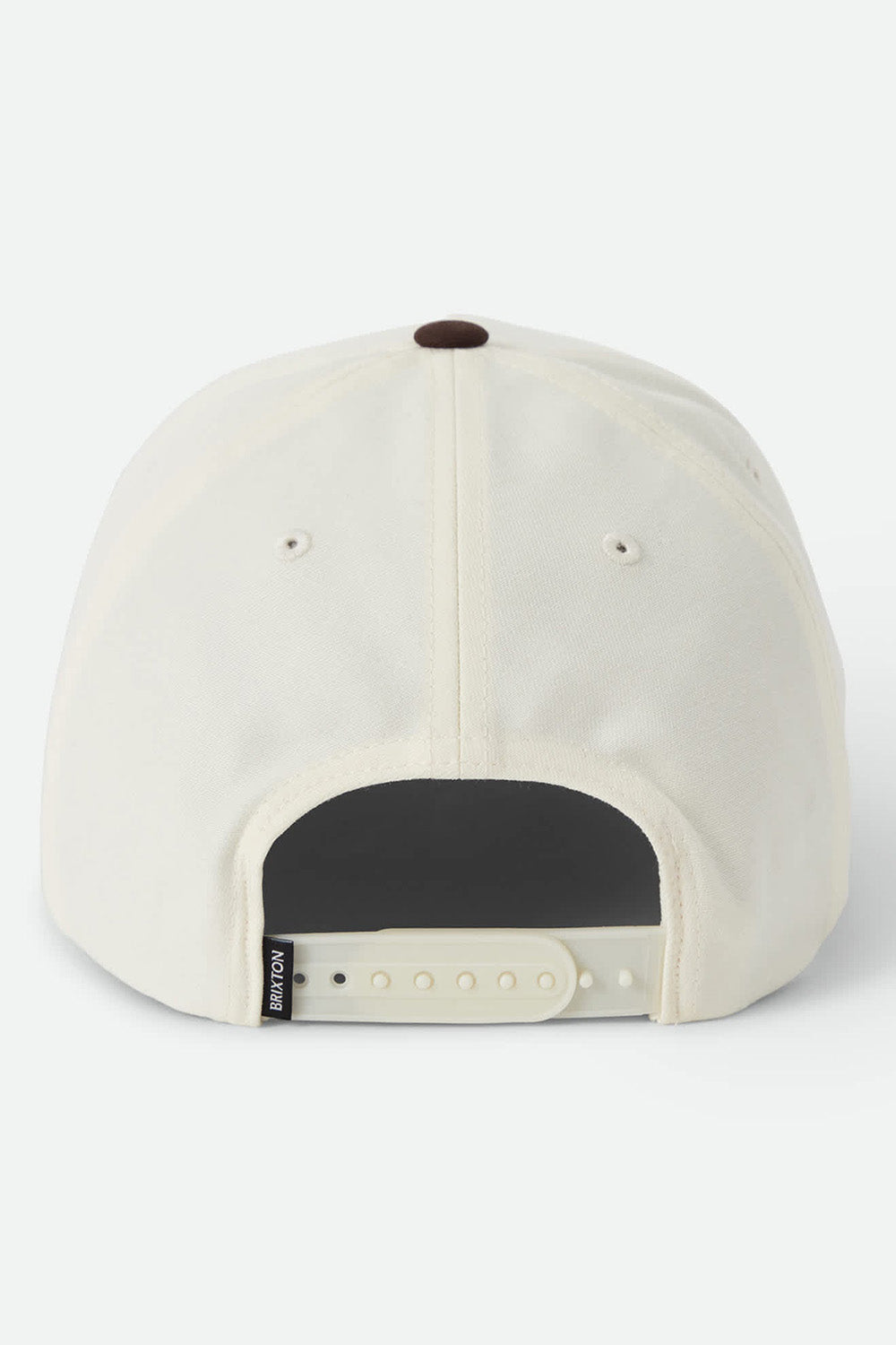 brixton forget the cowboy snapback chocolate off white back